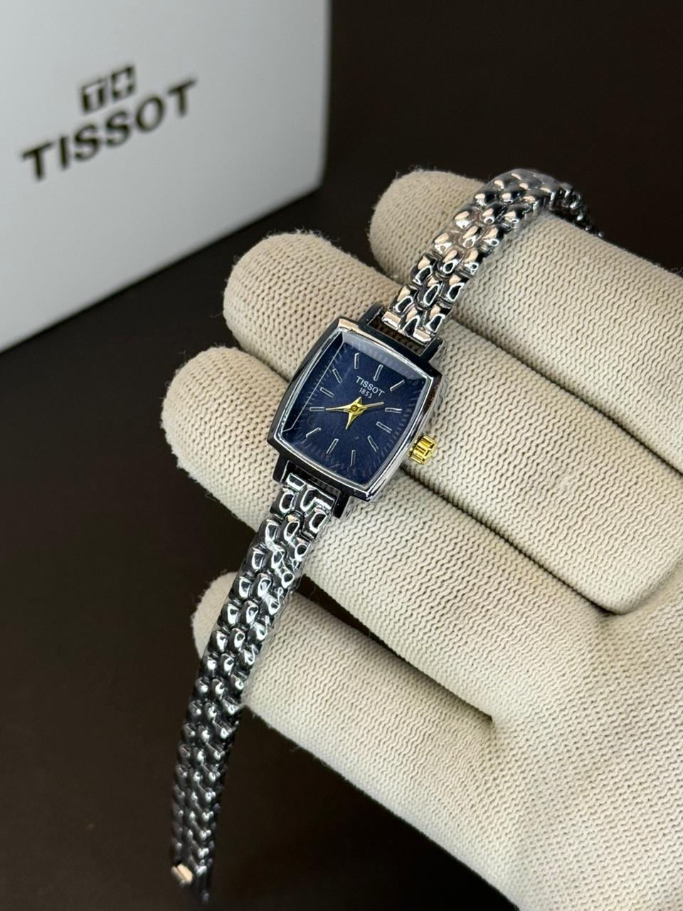 TST Classic Square Face Women’s Watch - Silver