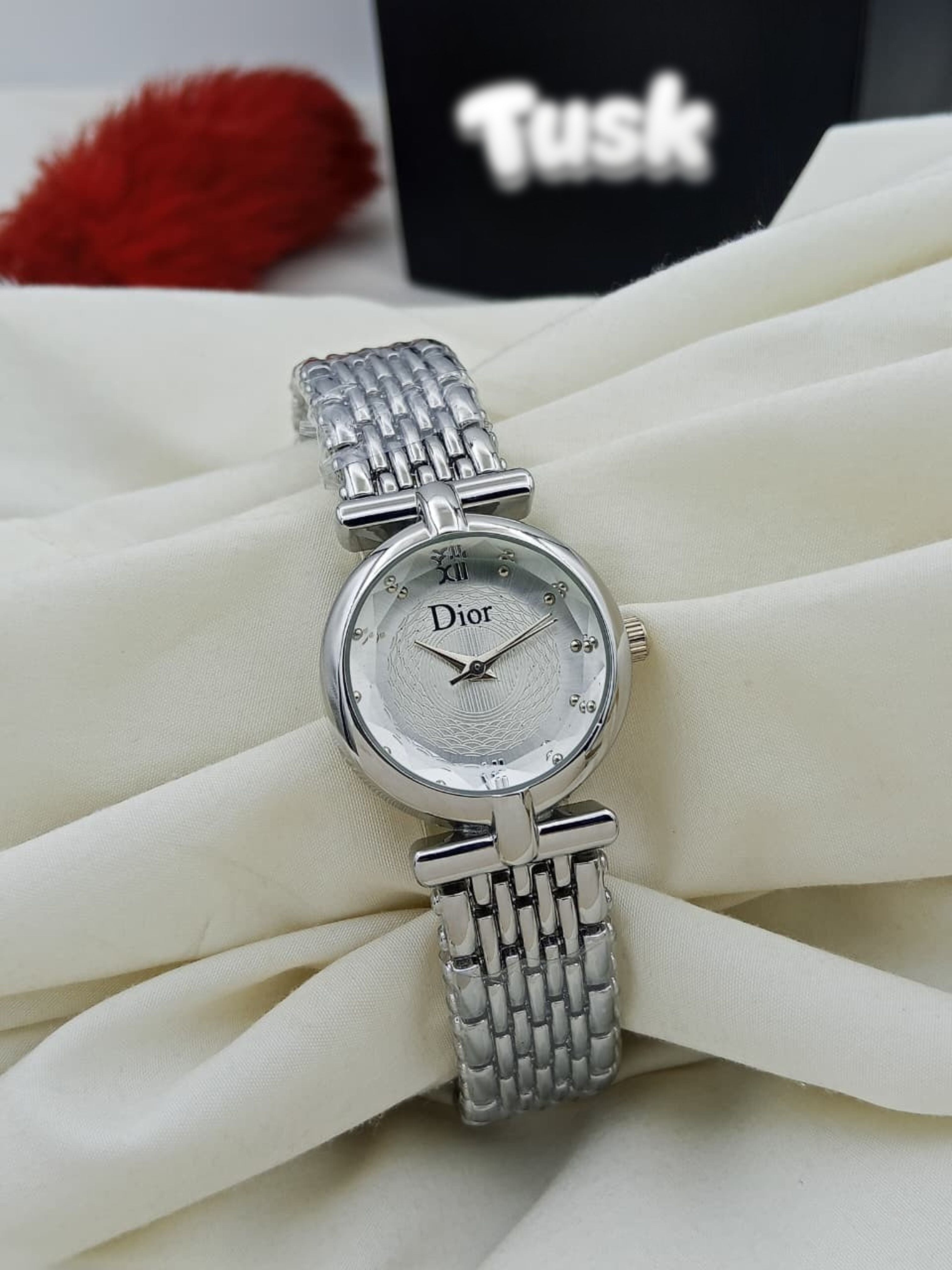 Dior Classic Round Dial Women’s Wrist Watch - Silver