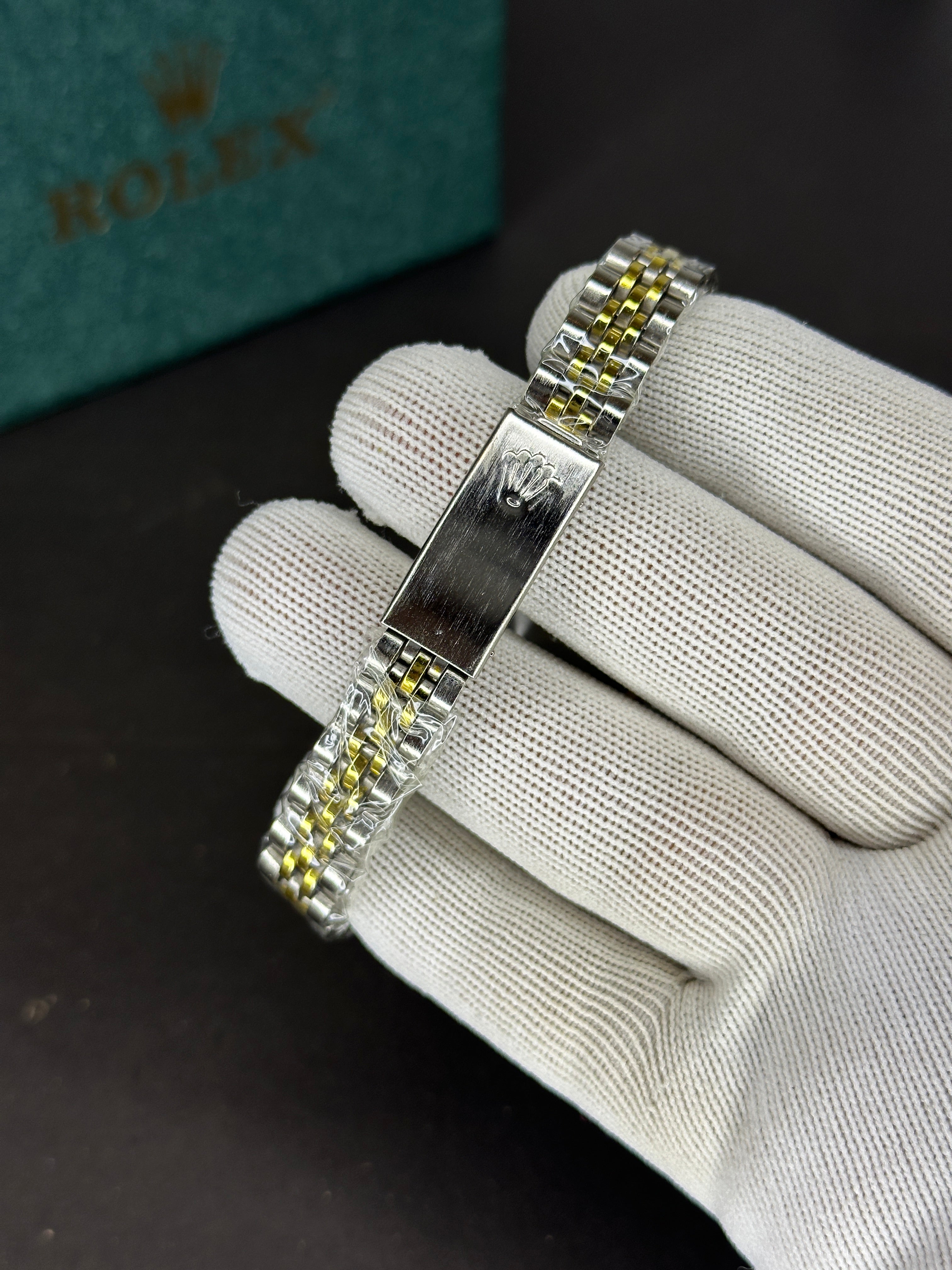 ROL-EX DATEJUST GOLDEN IN RED DIAL