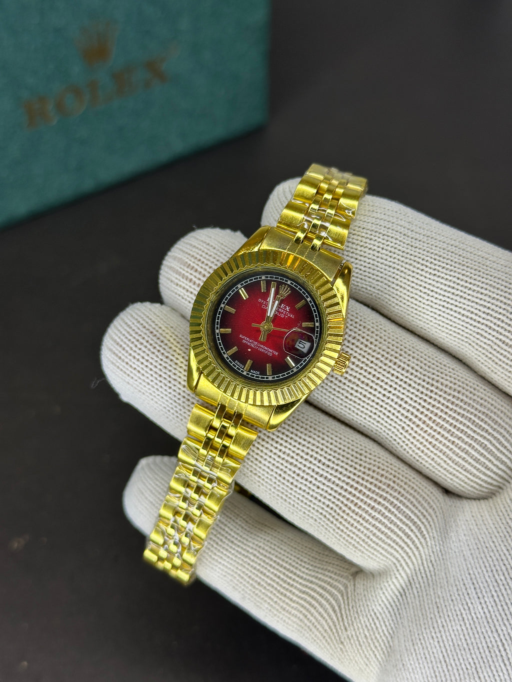 Rol-ex datejust golden
