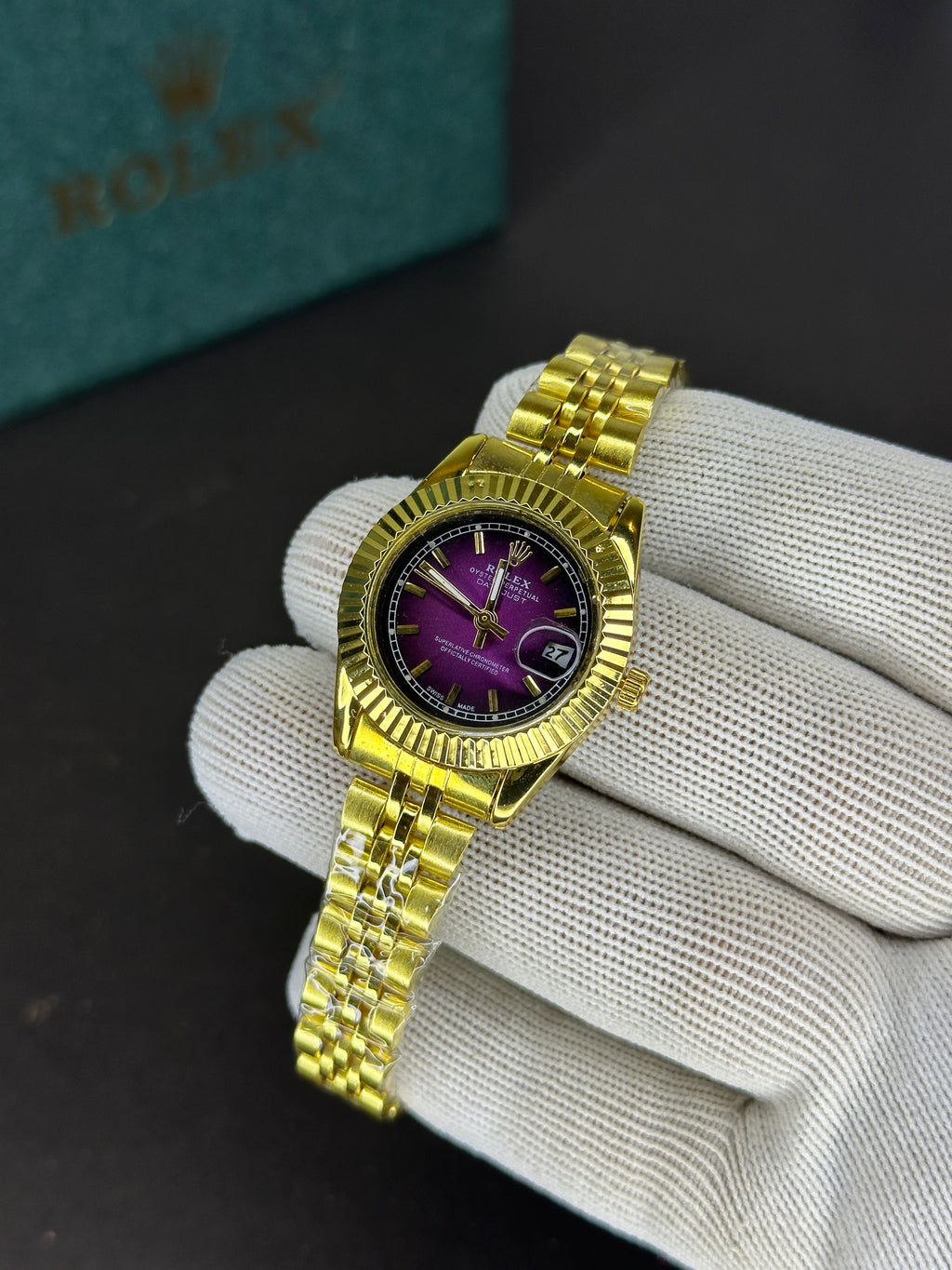 Rol-ex datejust golden