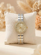 Dior Luxury Ladies' Chain Watch – Stone Encrusted - Two Tone Gold