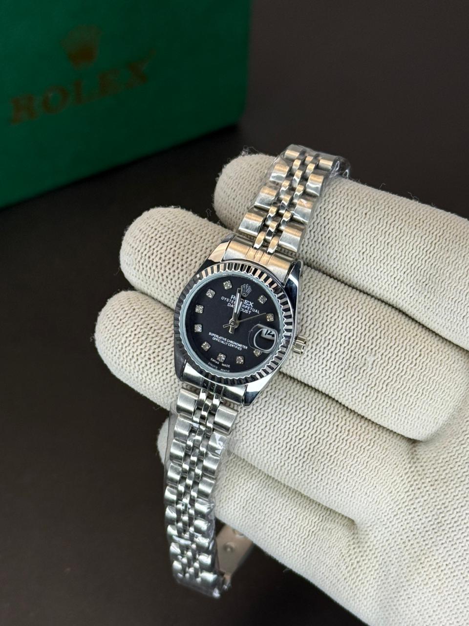 Datejust Diamond Accents Women’s Watch - Black Dial